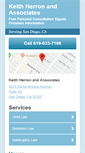Mobile Screenshot of bankruptcyattorneysandiegoca.net